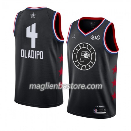 Maglia Indiana Pacers Victor Oladipo 4 2019 All-Star Jordan Brand Nero Swingman - Uomo